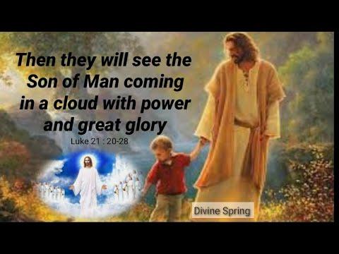 Catholic Mass Gospel and Reflection for November 24, 2022 - Luke 21:20-28  Coming of the Son of Man