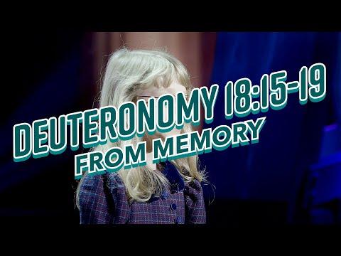 Deuteronomy 18:15-19 From Memory!