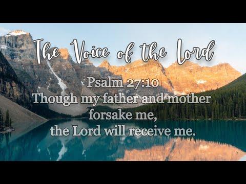 Psalm 27:10  The Voice of the Lord   February 02, 2021 by Pastor Teck Uy