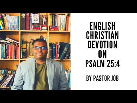 English Christian Devotion on Psalm 25:4 by Pastor Job