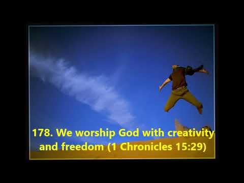 178. We worship God with creativity and freedom (1 Chronicles 15:29)