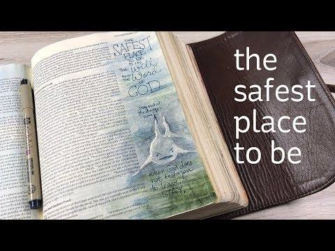 Bible Journaling: Deuteronomy 12:32 Safest Place to Be