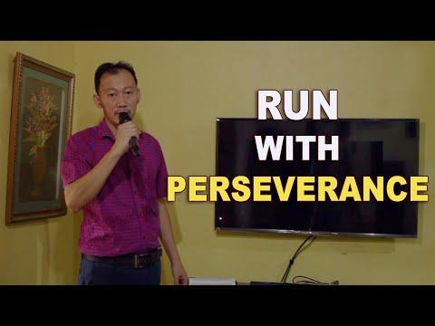 RUNNING WITH PERSEVERANCE (HOME Exhortation- TAGALOG) HEBREWS 12:1-3