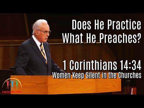 John MacArthur: 1 Corinthians 14:34 Women Keep Silent in the Churches