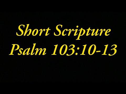 Scripture Breakdown Psalm 103:10-11