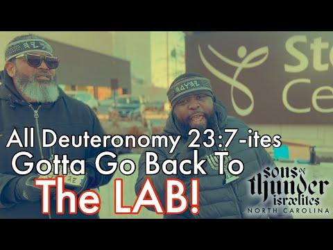 Sons Of Thunder NC: Deuteronomy 23:7ites: Go Back To The Lab! | 020 | #sonsofthunderisraelites #SOT