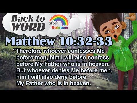 Matthew 10:32-33 ★ Bible Verse | Encouragement Hope Bible Verses