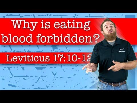 Why is eating blood forbidden? - Leviticus 17:10-12
