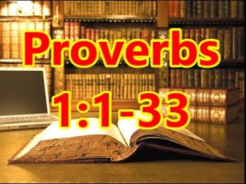 Sunday School Lesson |June 7, 2020| Proverbs 1: 1-33 Listen To God's Wisdom