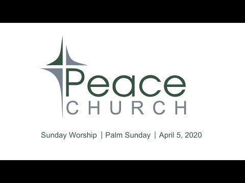 Peace Church Worship Service, April 5, 2020 - "" Acts 13:1-12