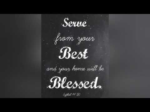 1-10-21| Serve from your best| Ezekiel 44:30 | Sis Sarah Clement Raj | Hope Ministries| Bidar