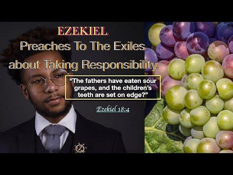 Ezekiel Preaches To The Exiles, Sunday School Lesson, May 23, 2021, Ezekiel 18:1-9  & 30-32. Repent