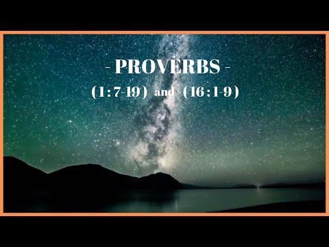 MORNING WISDOM from Proverbs 1:7-19 & 16:1-9 Words of Wisdom Before Starting Your Day! | The Regzone