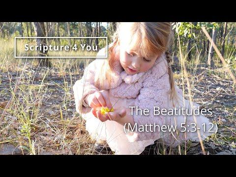 The Beatitudes - Matthew 5:3-12 - Scripture Song