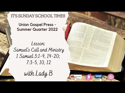 Samuel's Call to Ministry- 1 Samuel 3:1-9, 19-20; 7:3-5, 10, 12 #sundayschool