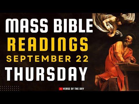Mass Bible Readings Today | Bible Verses for September 22 | Ecclesiastes | Luke 9: 7-9