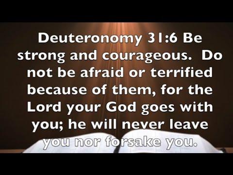 Deuteronomy 31:6 In Times of Uncertainty There Is Certainty