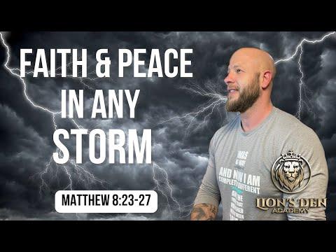 Faith To Sleep In A Raging Storm: A Sermon From Matthew 8:23-27