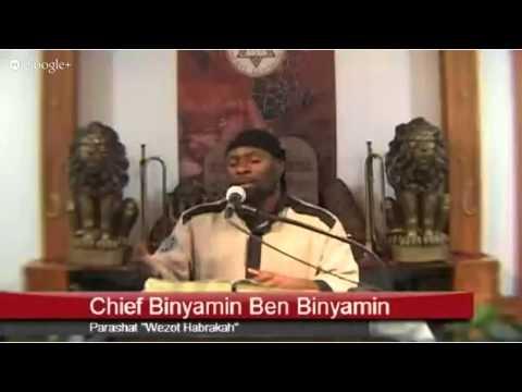 Chief Binyamin Ben Binyamin - Parashat "Wezot Habrakah" (Deuteronomy.33:1-34:12)