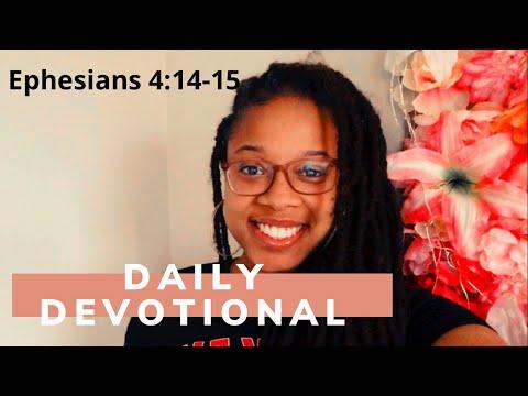 Spiritual Daily Devotional (Live) - Eph 4:14-15