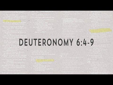 Josh Cornett - Deuteronomy 6:4-9