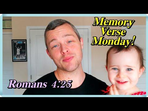 Romans 4:25 | Memory Verse Monday with Gloria!