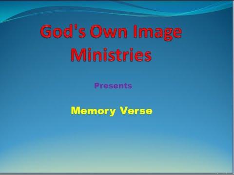 Memory Verse -   Job 36 : 5