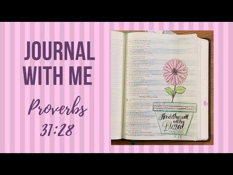 Bible Journaling: Proverbs 31:28