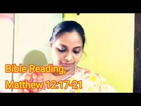 Bible Reading, Matthew 12:17-21