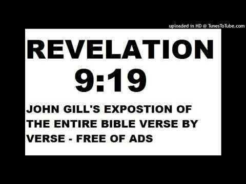 Revelation 9:19 - John Gill's Exposition of the Entire Bible Verse by Verse