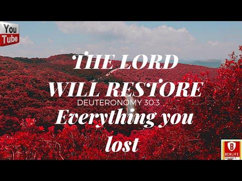 RESTORATION OF LOST| Deuteronomy 30:3