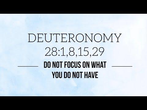 Deuteronomy 28:1,8,15,29
