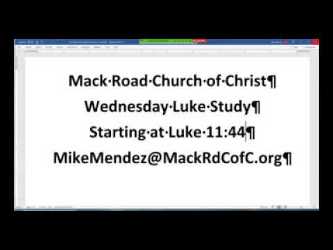Luke 11:44-12:5 video