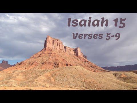 Bible Study- Isaiah 15: 5-9