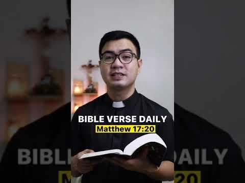 BIBLE VERSE DAILY | MATTHEW 17:20  #bible #devotion #catholic
