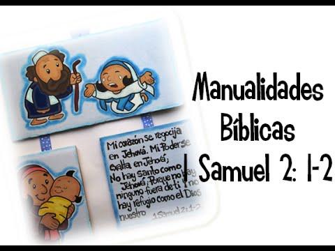 Manualidades cristianas,1Samuel 2:1-2/ Bible crafts
