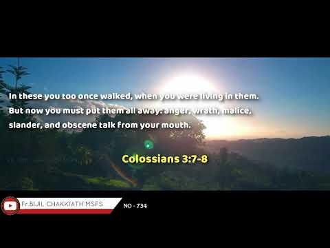 Colossians 3:7-8 | Daily Word_13/05/2022 | Whatsapp Status
