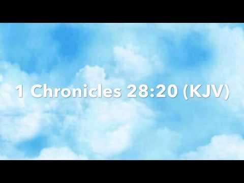 God's Time:  1 Chronicles 28:20 (KJV)