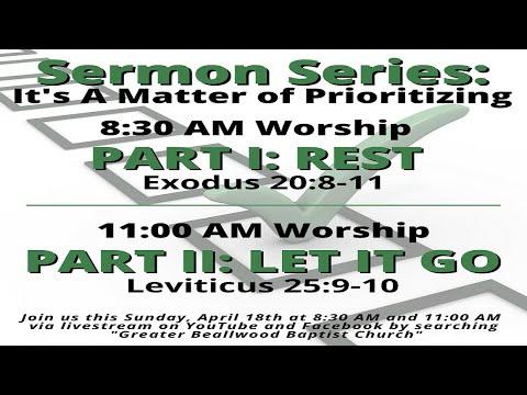 Let It Go - Leviticus 25:9-10 - 4/18/2021 11:00 A.M.
