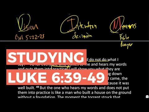 Luke 6:39-49 | Scripture Study