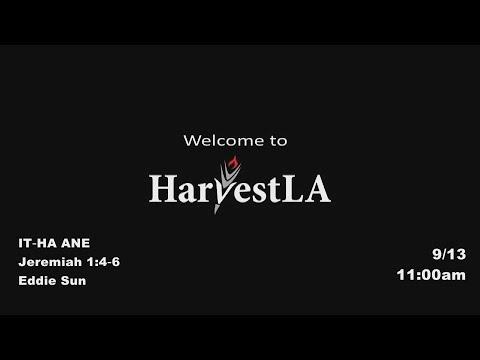 HarvestLA 20200913 - IT-HA ANEE - Jeremiah 1:4-6
