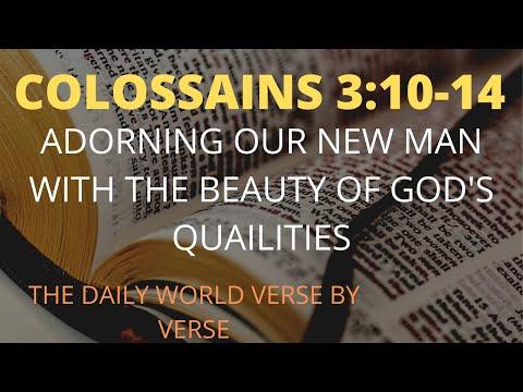Colossians 3:10-14   The Daily Word verse by verse