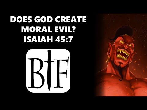 Does God Create Moral Evil? | Isaiah 45:7 with George Antonios
