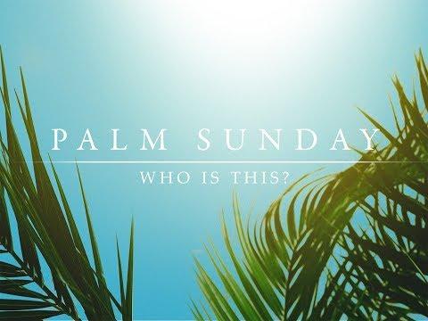 Matthew 21:1-11.   Who is This? (Palm Sunday message)