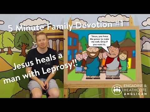 Matthew 8:1-4 Jesus is in Control - 5 minute Family Devotion 1