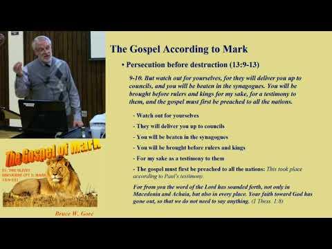 51. The Olivet Discourse (part 2: Mark 13:9-23)