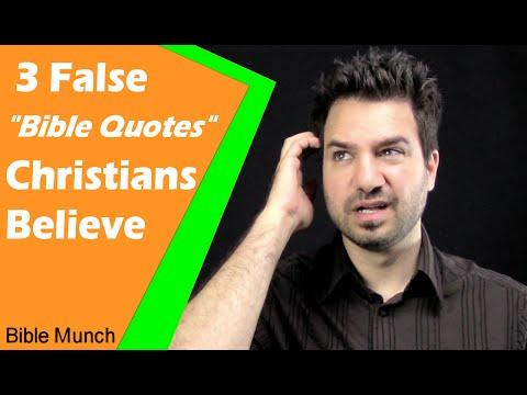 3 False 'Bible Quotes' Christians Believe | Acts 17:11 Bible Devotional | Christian YouTuber
