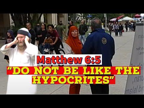 Matthew 6:5"Do not be like the Hypocrites" /balboa park