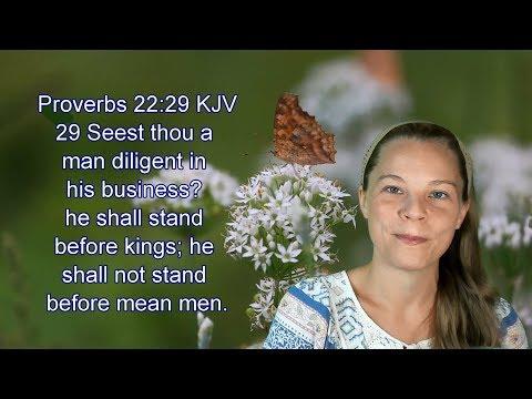 Proverbs 22:29 KJV - Scripture Songs