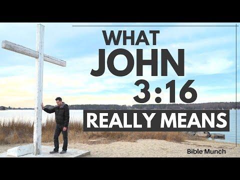 John 3:16 - What the most popular Bible verse REALLY means | Bible Munch